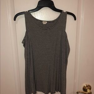 Garage stripped T-shirt